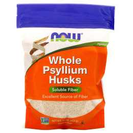 Cемена подорожника Now Foods (Healthy Foods Whole Psyllium Husks) 454 г