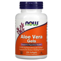 Алое Вера Now Foods (Aloe Vera) 250 м'яких капсул