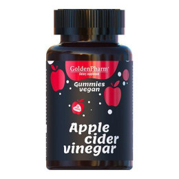 Яблучний оцет GoldenPharm (Apple Cider Vinеgаr) 60 мармеладок