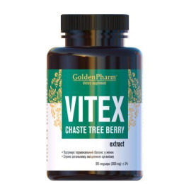 Экстракт витекса для женщин GoldenPharm (VITEX) 500 мг 90 капсул