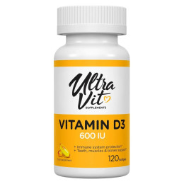 Vitamin D3 600 IU - 120 softgels VPLab