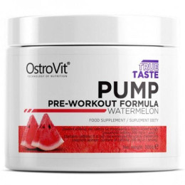 Предтренировочный комплекс, лимон, PUMP Pre-Workout, lemon, OstroVit, 300 г