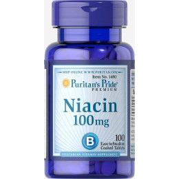 Ніацин Puritan's Pride (Niacin) 100 мг 100 таблеток