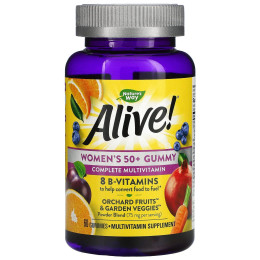 Мультивитамины для женщин после 50 Nature's Way (Women's 50+ Gummy Vitamins) 60 жевательных конфет