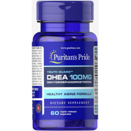 ДГЭА, DHEA, Puritan's Pride, 100 мг, 60 капсул