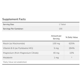 Melatonin 1 mg - 100 tabs Now Foods