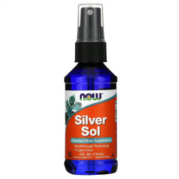 Silver Sol10 PPM Liquid - 4 fl.oz. Now Foods