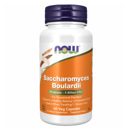 Saccharomyces Boulardii - 60veg caps Now Foods