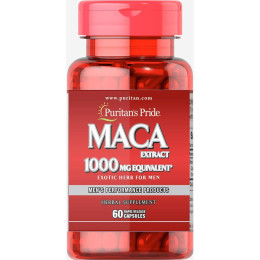 Maca 1000 mg Exotic Herb for Men - 60 caps Puritans Pride