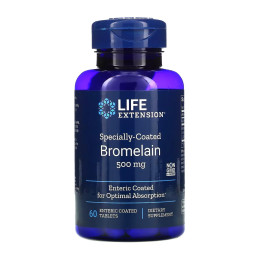 Specially-Coated Bromelain	500 mg - 60 tabs Life Extension