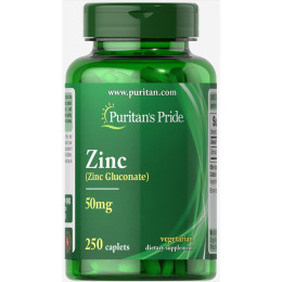 Zinc 50 mg - 250 Caplets Puritans Pride