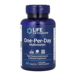 One-Per-Day Multivitamin - 60 tabs Life Extension