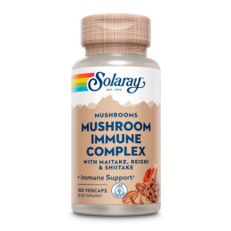 Mushroom Immune Complex 600mg - 100 vcaps Solaray