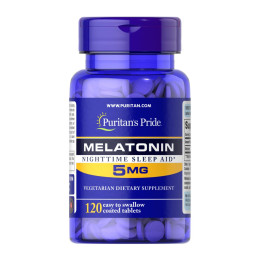 Melatonin 5mg - 120 tabs Puritans Pride