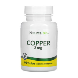 Copper 3 mg - 90 tabs Nature's Plus