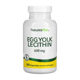 Egg Yolk Lecithin 600 mg - 180 caps Natures Plus