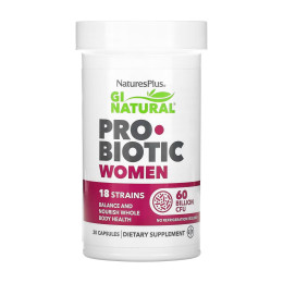 Gi Natural Probiotic Women - 30 caps Nature's Plus