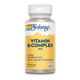 Vitamin B-Complex 100 - 50 vcaps Solaray