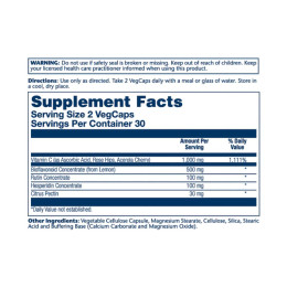 Super Bio Vitamin C 1000mg - 250 vcaps Solaray