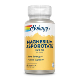 Magnesium Asporotate 400mg - 60 vcaps Solaray