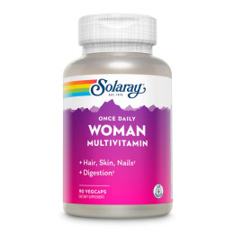 Once Daily Woman Multi-Vitamin - 90 vcaps Solaray