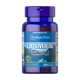 Cod Liver Oil 415 mg - 100 softgels Puritans Pride