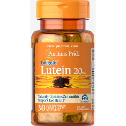 Lutein 20mg - 30softgels Puritans Pride