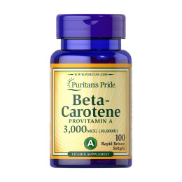 Beta-Carotene 10000 IU - 100 softgels Puritans Pride