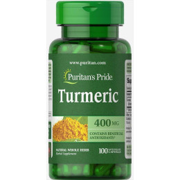 Turmeric 400 mg - 100 Capsules Puritans Pride