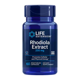 Rhodiola Extract 250mg - 60 veg caps Life Extension