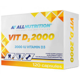 Vitamin D3 2000 - 120caps Allnutrition