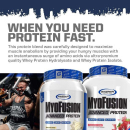 Протеин MyoFusion Elite advanced 1814 g (Strawberry) Gaspari Nutrition