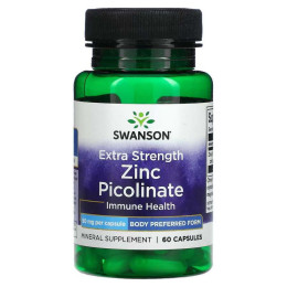 Цинк пиколинат Swanson Zinc Picolinate 50 mg 60 Caps Swanson