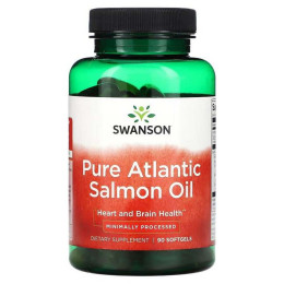 Олія атлантичного лосося Swanson Pure Atlantic Salmon Oil 90 Softgels Swanson