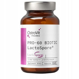 Пробіотик Ostrovit Pharma PRO-60 BIOTIC LactoSpore 60 caps OstroVit