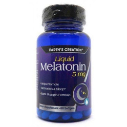 Melatonin 5 mg 60soft Earth's Creation