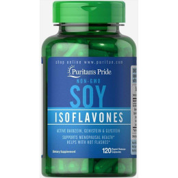 Изофлавоны сои Soy Isoflavones Non-GMO 750 mg 120 capsules Puritan's Pride