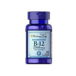 Вітаміни Vitamin B-12 2500 mcg Sublingual 100 tabs Puritan's Pride