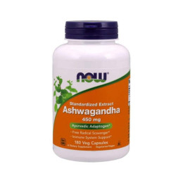 Ashwagandha 450mg 180 caps NOW