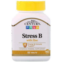 Stress B with Zinc 66 Tablets 21st Century