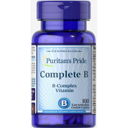 Комплекс вітаміну B Complete B (Vitamin B Complex) 100 Tablets Puritan's Pride