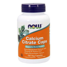 Цитрат кальция NOW Calcium Citrate 120 veg caps NOW