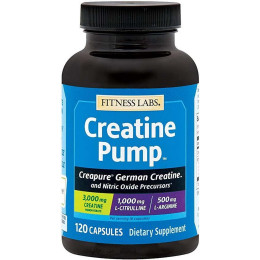 Креатин Fitness Labs Creatine Pump 120 Capsules