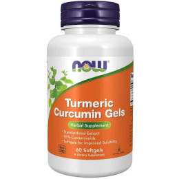 Куркумин Now Turmeric Curcumine Gels 60 softgels NOW