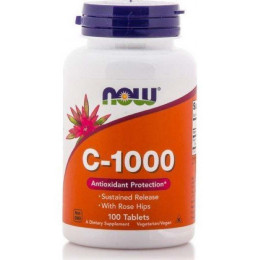 Витамин С Now Vitamin C-1000 with Rose SR 100 tabl NOW