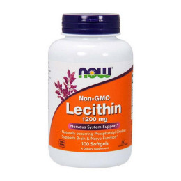 Lecithin 1200mg 100 softgels NOW