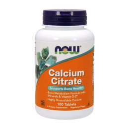 Calcium Citrate 100 tabs NOW