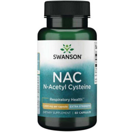 N-ацетил цистеїн Swanson N-Acetyl Cysteine (NAC) 1000 mg 60 Veg Caps Swanson