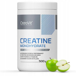 Креатин моногідрат Creatine 500 g Green Apple OstroVit