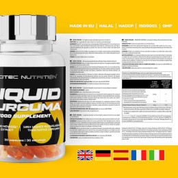 Екстракт куркуміну Scitec Nutrition Liquid Curcuma 30caps Scitec Nutrition